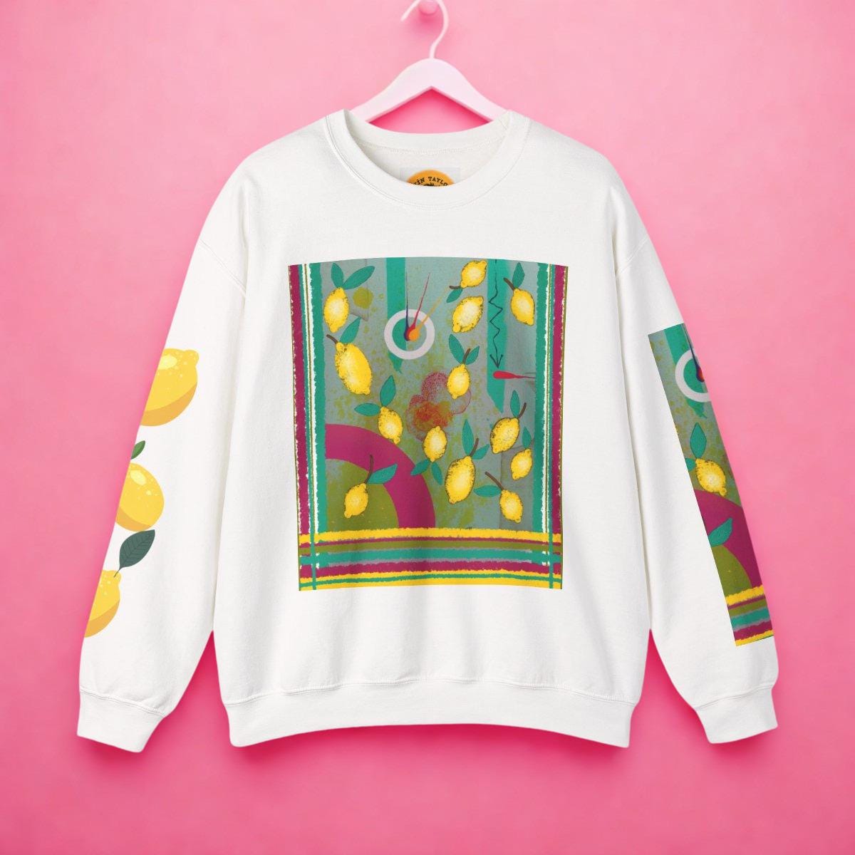 Lemon Illustration All That Sun Packed Into One Small Thing Sweatshirt