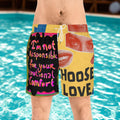I'm Not Responsible for Your Emotional Comfort Swim Shorts  Choose Love AOP