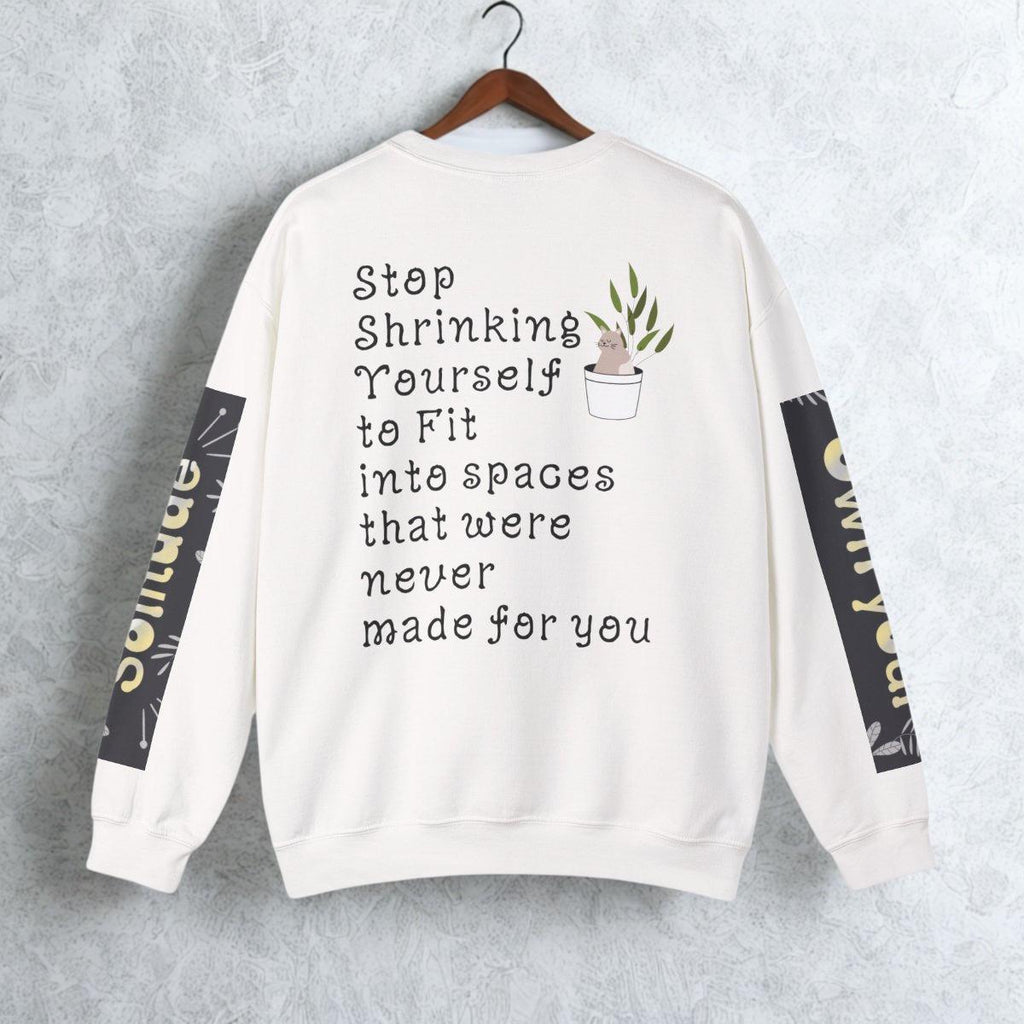 Be Enough For Yourself First sweatshirt | Self-Care Quote Crewneck