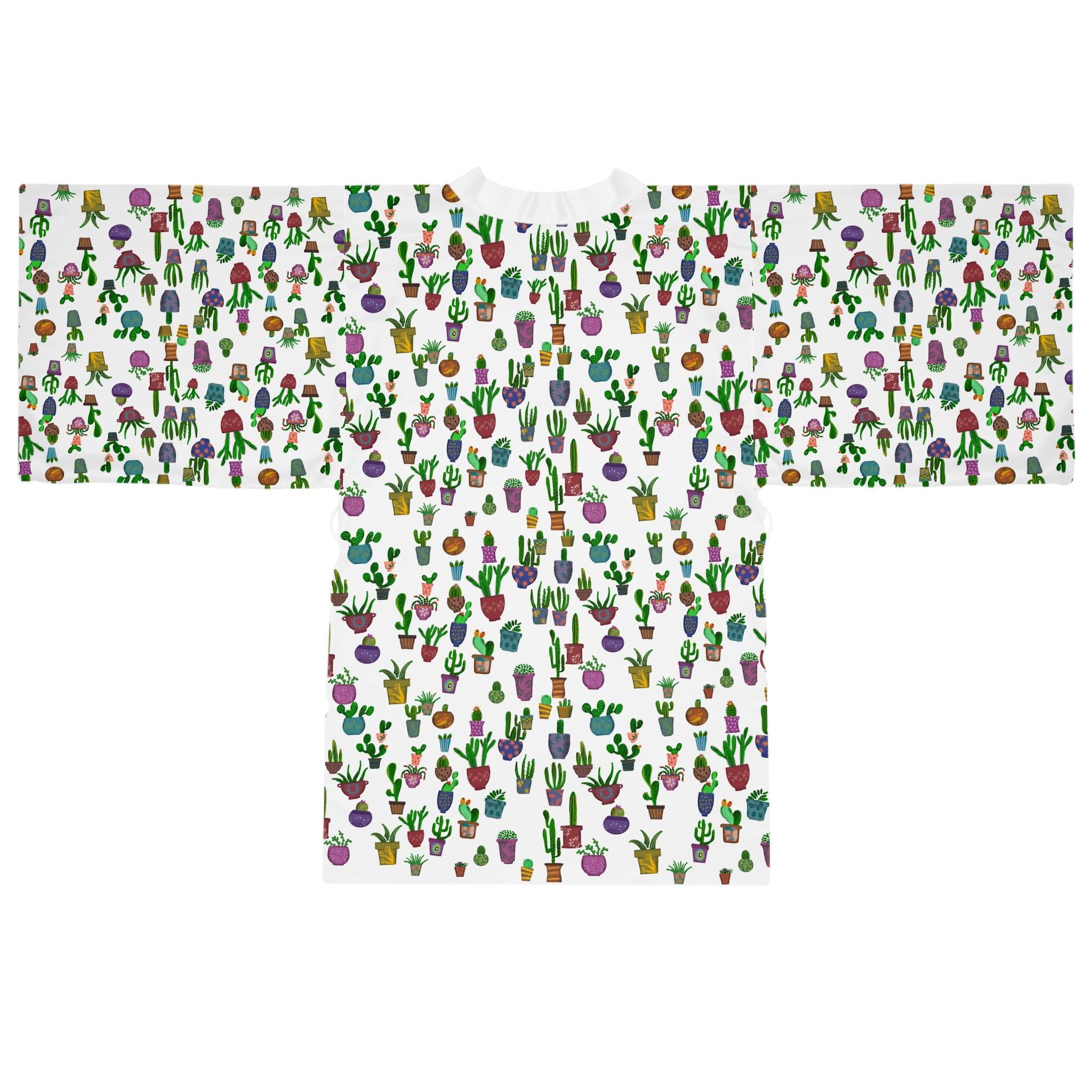 Long Sleeve Kimono Robe (AOP)