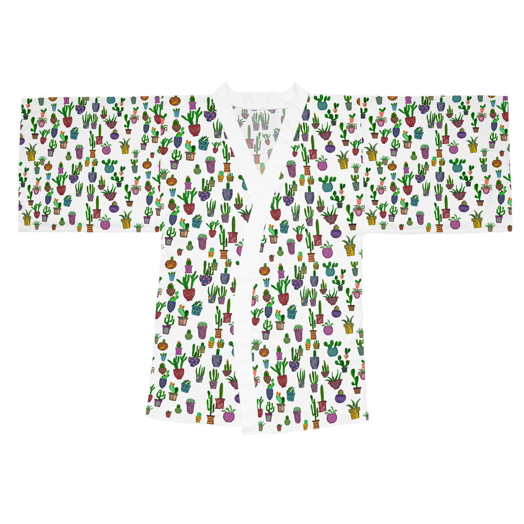 Long Sleeve Kimono Robe (AOP)
