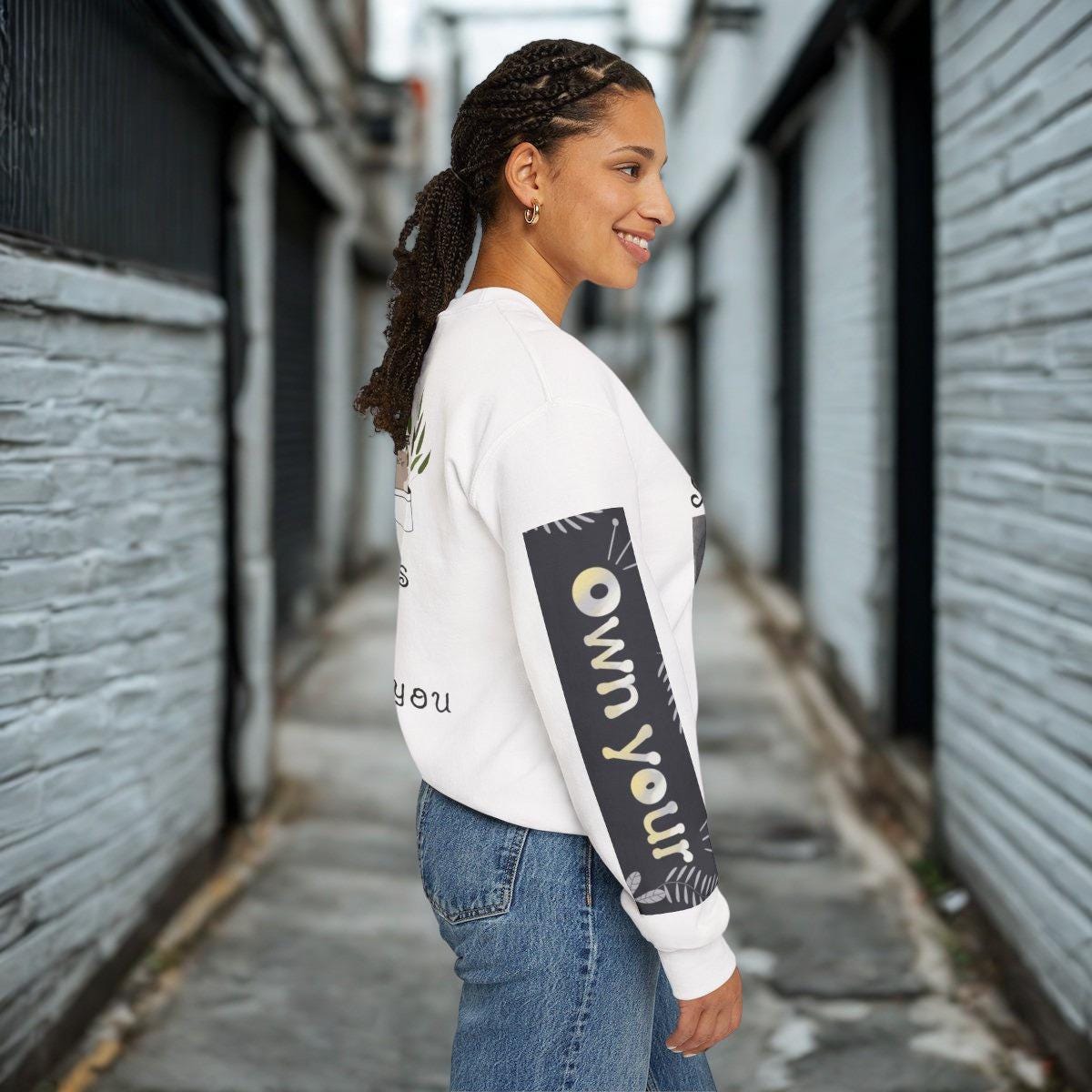 Be Enough For Yourself First sweatshirt | Self-Care Quote Crewneck